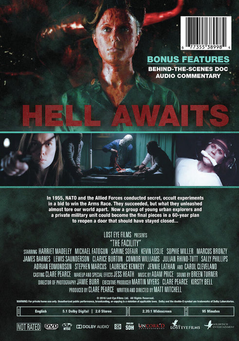 The Facility (MOD) (DVD Movie) - back cover art