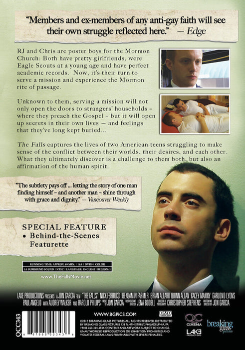 The Falls (MOD) (DVD Movie) - back cover art