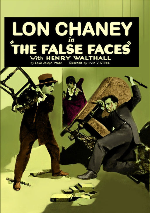 The False Faces (Silent) (MOD) (DVD MOVIE) - movie cover art