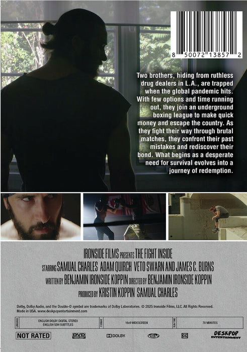 The Fight Inside (MOD) (DVD Movie) - back cover art