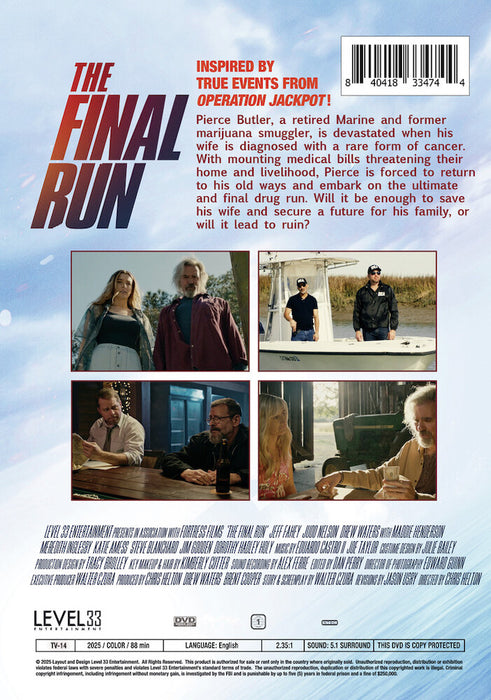 The Final Run (MOD) (DVD Movie) - back cover art
