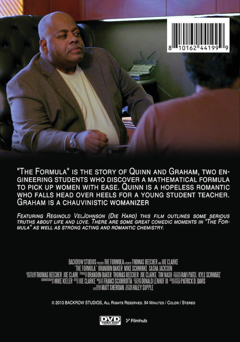 The Formula (MOD) (DVD Movie) - back cover art