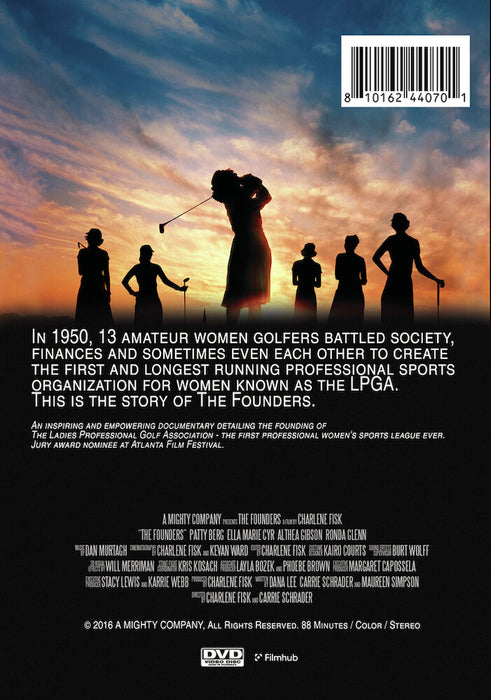 The Founders (MOD) (DVD Movie) - back cover art
