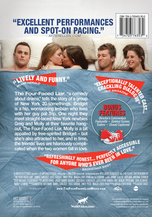 The Four-Faced Liar (MOD) (DVD Movie) - back cover art
