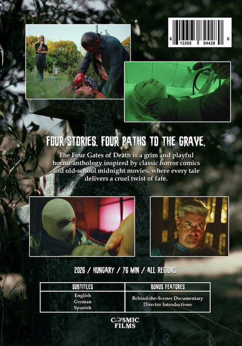 The Four Gates of Death (MOD) (DVD Movie) - back cover art