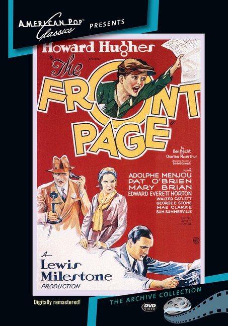 The Front Page (MOD) (DVD Movie) - movie cover art