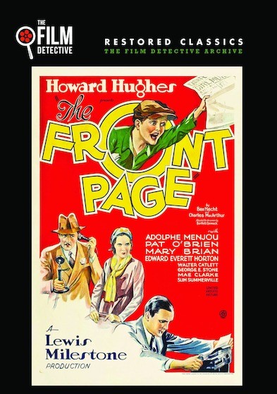 The Front Page (The Film Detective Restored Version) (MOD) (DVD Movie) - movie cover art