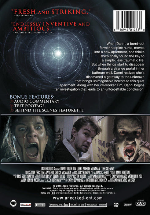 The Gateway (MOD) (DVD Movie) - back cover art