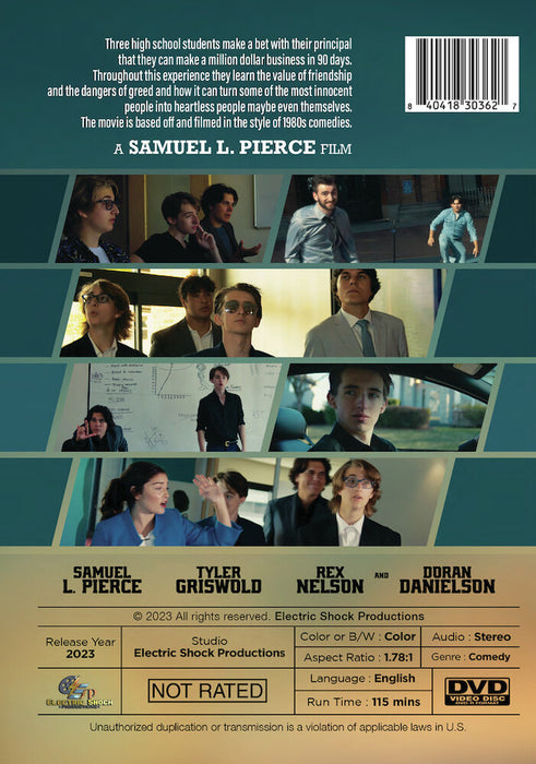 The Get Rich Quick Scheme (MOD) (DVD Movie) - back cover art
