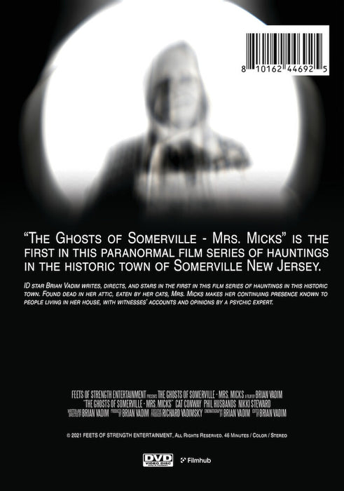 The Ghosts of Somerville: Mrs. Micks (MOD) (DVD Movie) - back cover art