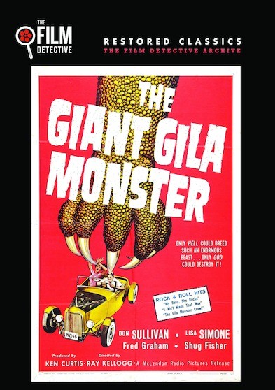 The Giant Gila Monster (The Film Detective Restored Version) (MOD) (DVD Movie) - movie cover art