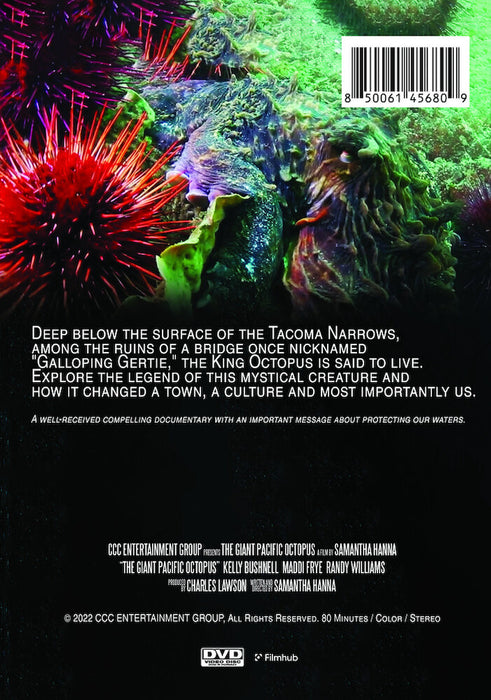 The Giant Pacific Octopus (MOD) (DVD Movie) - back cover art