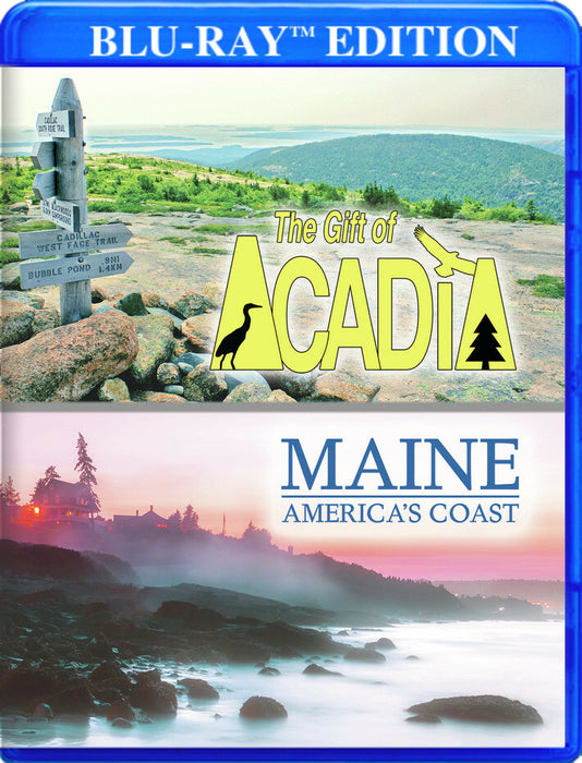 The Gift of Acadia / Maine: America's Coast (MOD) (BluRay Movie) - movie cover art