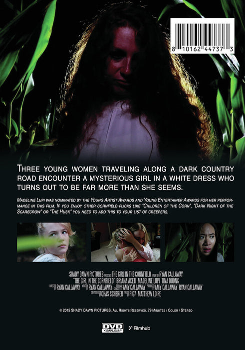 The Girl in the Cornfield (MOD) (DVD Movie) - back cover art