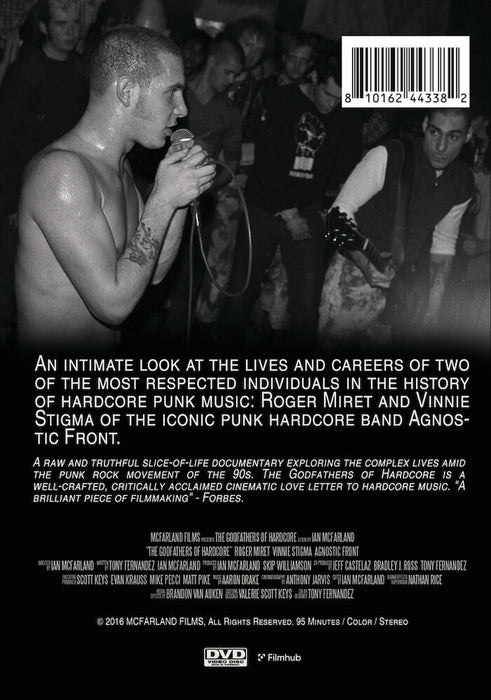 The Godfathers of Hardcore (MOD) (DVD Movie) - back cover art