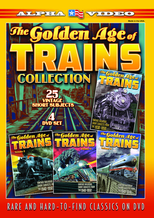 The Golden Age of Trains Collection (4 (MOD) (DVD Movie) - movie cover art