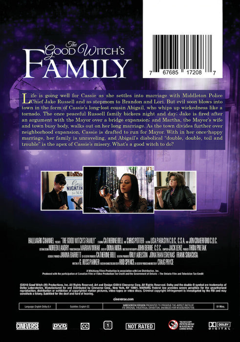 The Good Witch's Family (MOD) (DVD Movie) - back cover art