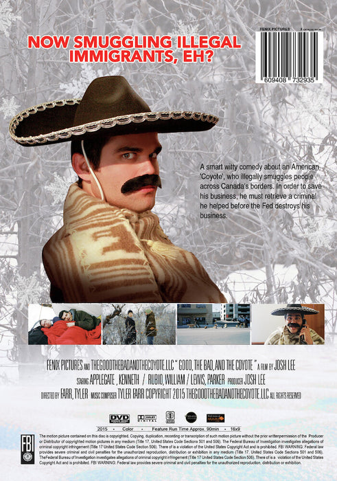 The Good, the Bad, and the Coyote (MOD) (DVD Movie) - back cover art