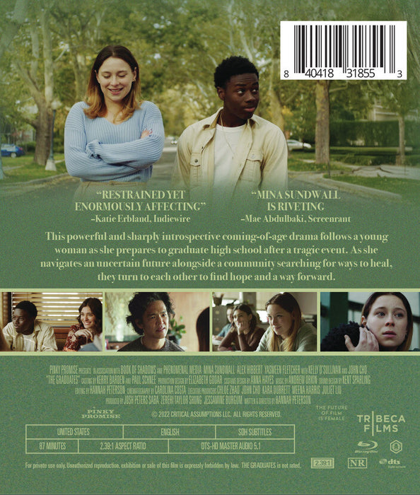 The Graduates (MOD) (BluRay Movie) - back cover art