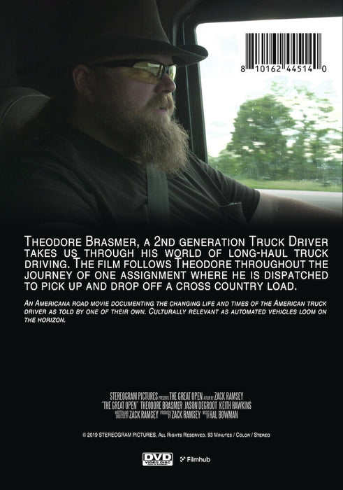 The Great Open (MOD) (DVD Movie) - back cover art