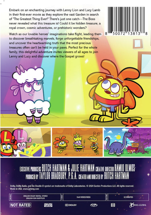 The Greatest Thing Ever: A Garden Cartoon Movie (MOD) (DVD Movie) - back cover art