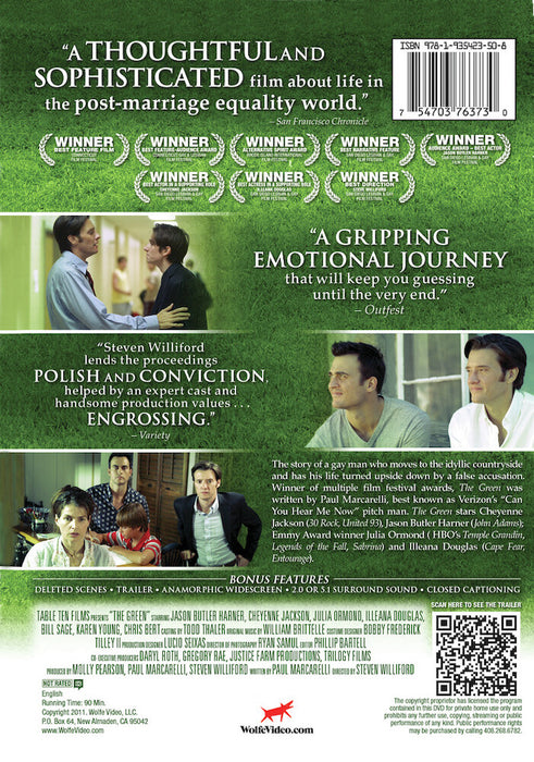 The Green (MOD) (DVD Movie) - back cover art
