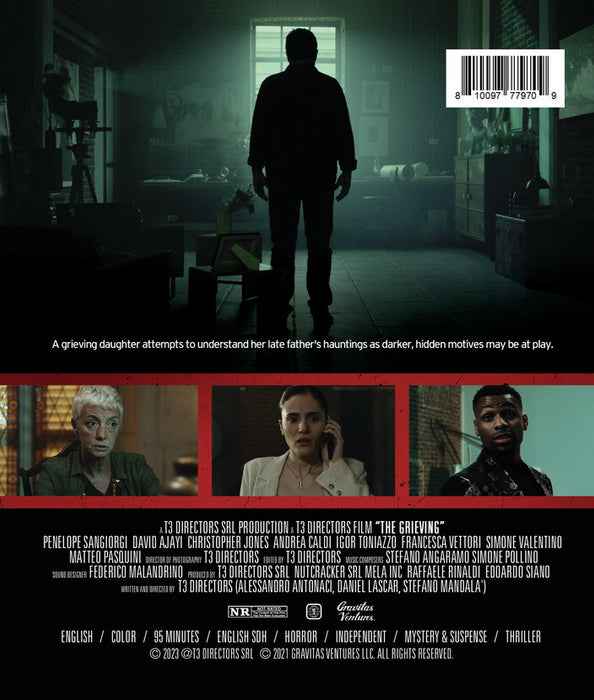 The Grieving (MOD) (BluRay Movie) - back cover art