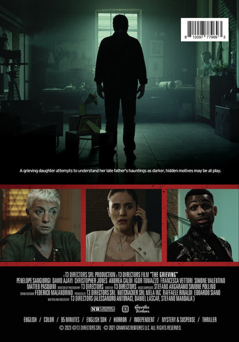 The Grieving (MOD) (DVD Movie) - back cover art