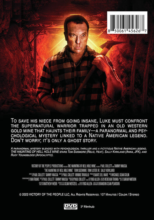 The Haunting of Hell Hole Mine (MOD) (DVD Movie) - back cover art
