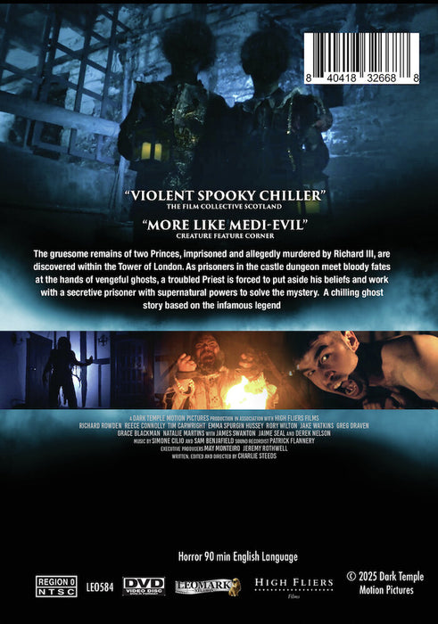 The Haunting of the Tower of London (MOD) (DVD Movie) - back cover art