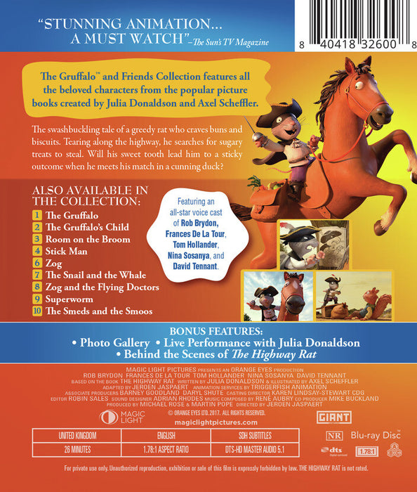 The Highway Rat (MOD) (BluRay Movie) - back cover art