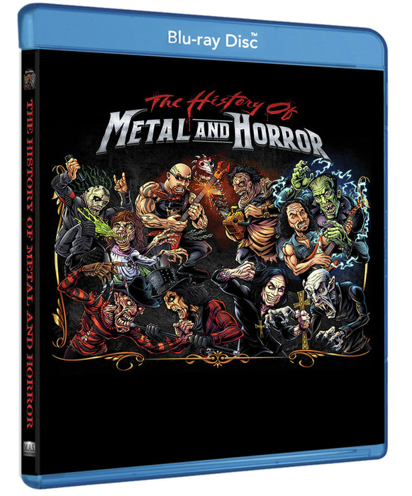 The History of Metal and Horror (MOD) (BluRay Movie) - movie cover art