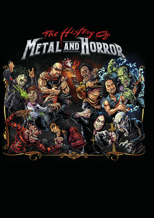 The History of Metal and Horror (MOD) (DVD Movie) - movie cover art