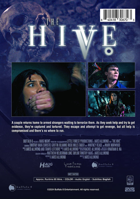 The Hive (MOD) (DVD Movie) - back cover art