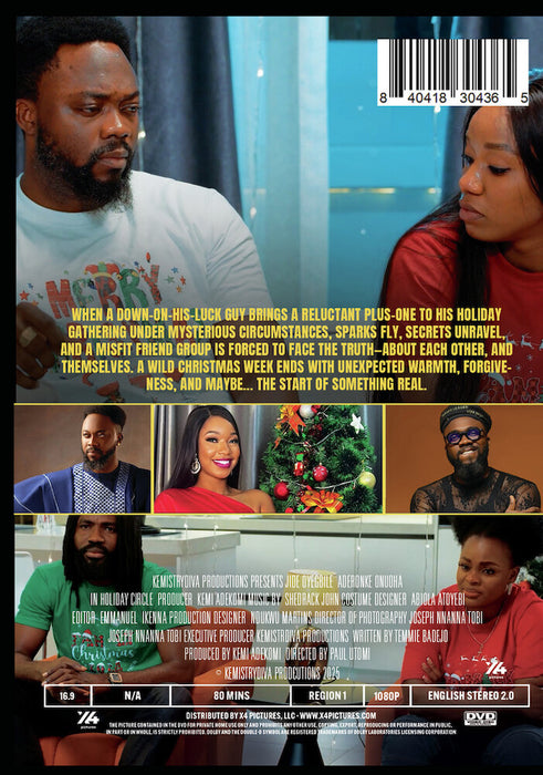 The Holiday Circle (MOD) (DVD Movie) - back cover art