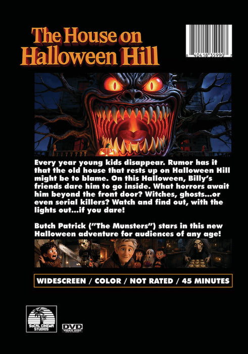 The House On Halloween Hill (MOD) (DVD Movie) - back cover art