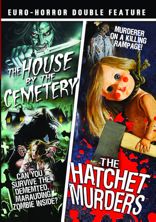 The House by the Cemetery (1981) / The Hatchet Murders (1975) (MOD) (DVD MOVIE)