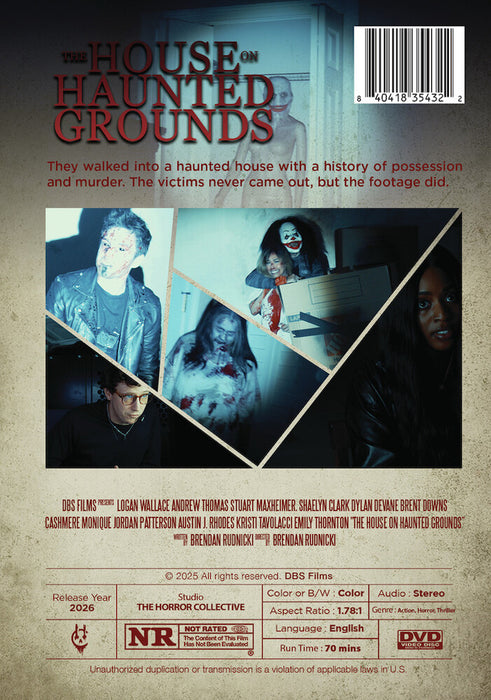 The House on Haunted Grounds (MOD) (DVD Movie) - back cover art