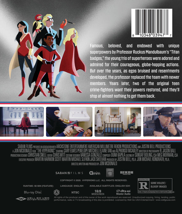 The Hyperions (MOD) (BluRay Movie) - back cover art