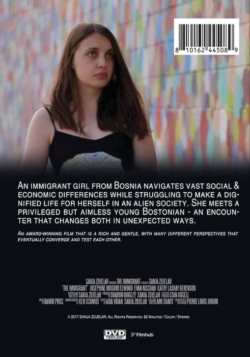 The Immigrant (MOD) (DVD Movie) - back cover art