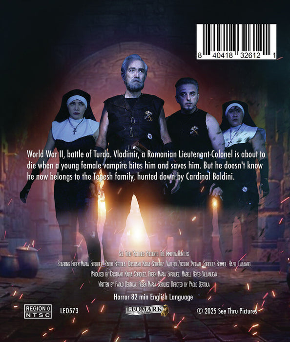The Immortal Hunters (MOD) (BluRay Movie) - back cover art