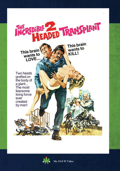 The Incredible 2-Headed Transplant (MOD) (DVD Movie) - movie cover art