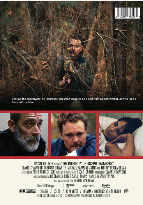 The Integrity of Joseph Chambers (MOD) (DVD Movie) - back cover art