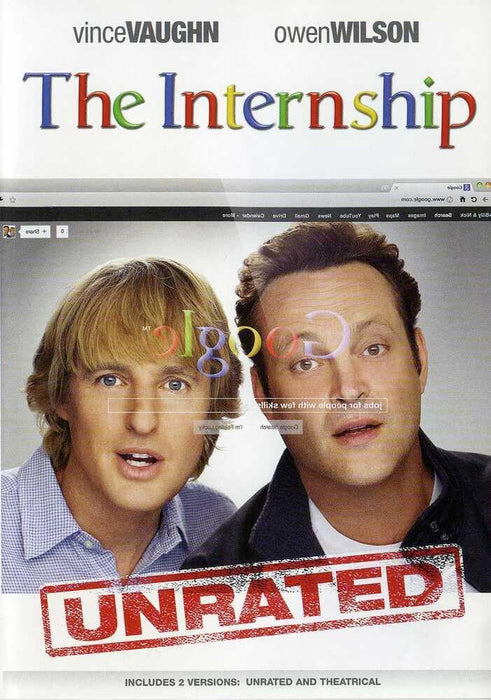 The Internship DVD - movie cover art