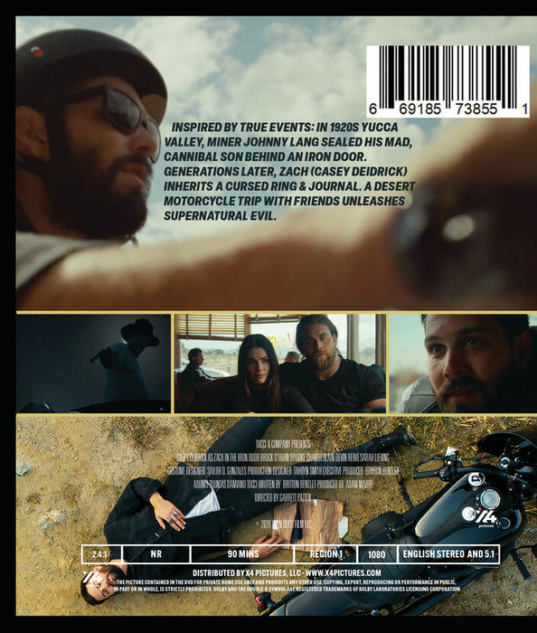 The Iron Door (MOD) (BluRay Movie) - back cover art