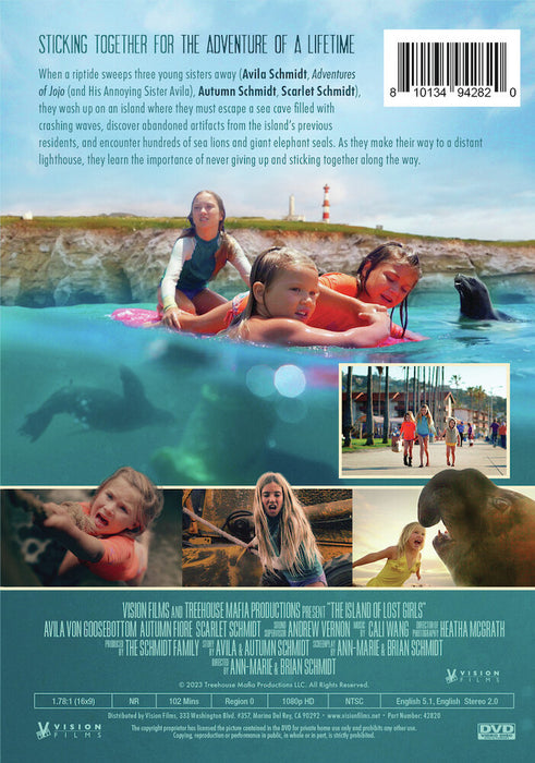 The Island of Lost Girls (MOD) (DVD Movie) - back cover art
