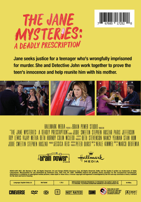 The Jane Mysteries: A Deadly Prescription (MOD) (DVD MOVIE) image 2