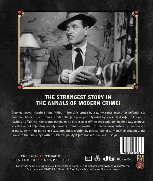 The Judge (1949) (MOD) (BluRay Movie) - back cover art