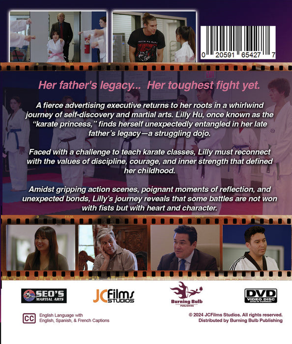 The Karate Princess (MOD) (BluRay Movie) - back cover art