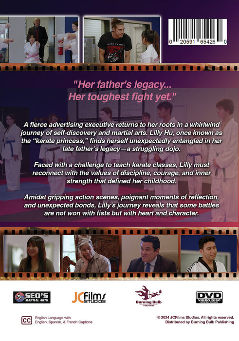 The Karate Princess (MOD) (DVD Movie) - back cover art